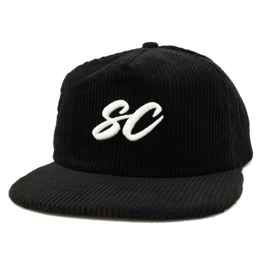 Black 'SC' Corduroy — SCOPD NYC
